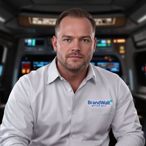 Portret van een BrandWalt Mitter Bale-medewerker